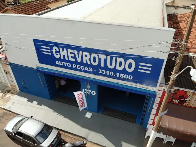 Fachada da Chevrotudo Comércio de Peças LTDA em Uberaba-MG